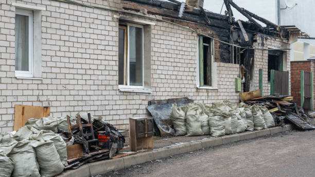 Professional Soot Cleanup technician working in Ogilvie, MN